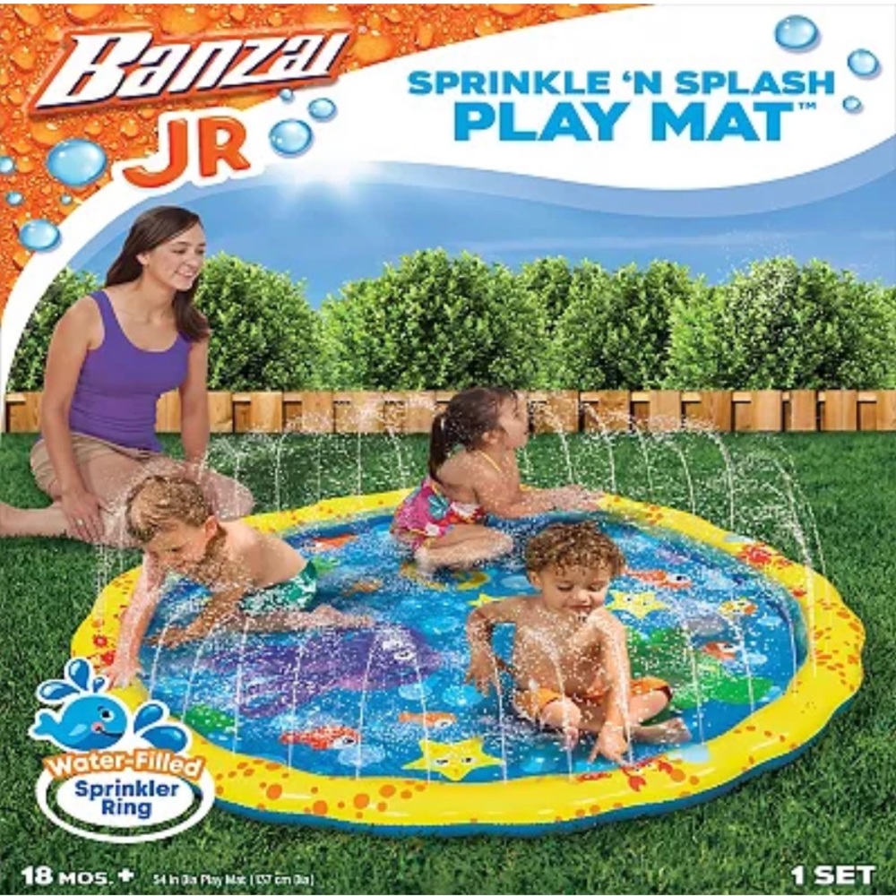 Banzai Jr Sprinkle ‘N Splash Play Mat